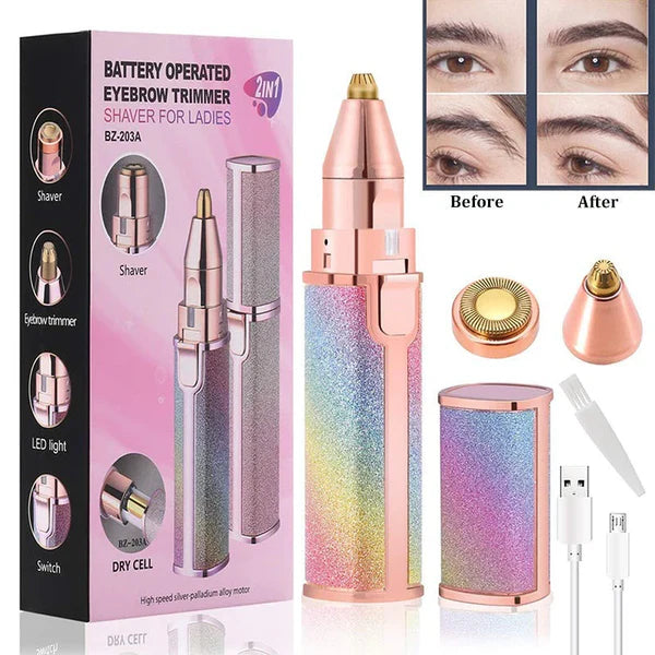 2 in 1 Eyebrow Trimmer